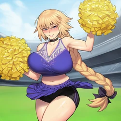 [1-A Dot] Cheerleader Jeanne [AI Generated]