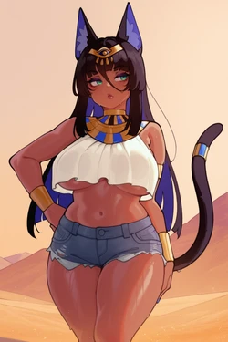 fat egypt catgirls ecchi[ai generated]
