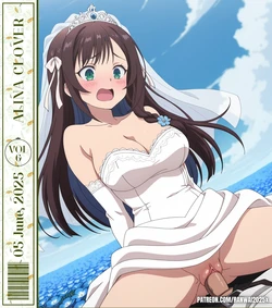 ranwai2025x - Alina Clover (Wedding dress) | アリナ・クローバー (Patreon) [AI Generated]