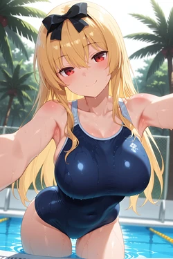 Vlen - Yue - Swimming Swimsuit || Arifureta [4K]🔞 (Patreon) [AI Generated]