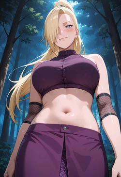 LewdCreationAI - Ino Yamanaka (NARUTO) Outdoors (Patreon) (AI Generated)