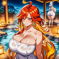 Request - Mavuika onsen experience (71p) [AI Generated]