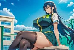 Ayaka Kagari cumflation messingwithai [AI Generated]