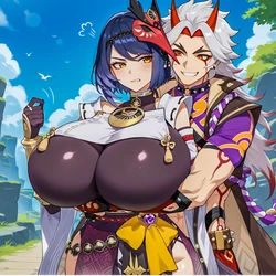 Itto x Sara messingwithai [AI Generated]