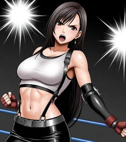 ティファ敗北CG集 [AI Generated]