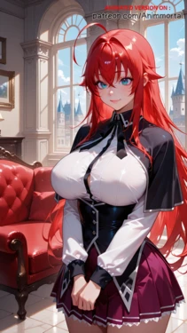 [ANNIMORTAL] Rias Gremory - High school XxX [AI Generated]