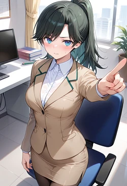 AIde(エイド) Kyoko Fujibayashi infiltrates a rival organization in search of information but is captured. [AI Generated]
