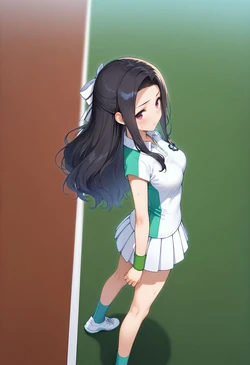 AIde(エイド) Targeted Players in the Nine Schools Tournament (Mayumi Saegusa, participating in Cloudball) [AI Generated]