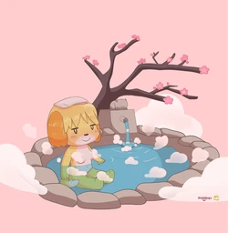 [Nyoronyan] Animal Crossing New Horizons - The Thermal Baths of Isabelle