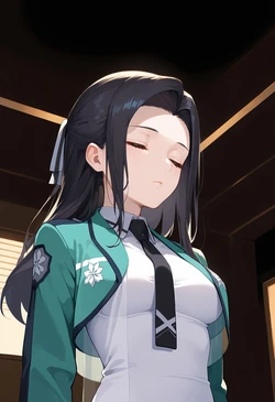 AIde(エイド) The girl is the helper of the ten master clans and the hater of the ten masters is the full strength of the person in front of the ten masters. Mayumi Nanakusa [AI Generated]