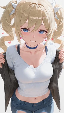 {Love4UandAI} 20250414 - Barbara (Genshin) - Hair Down [AI Generated]