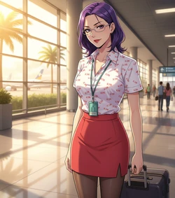 Kim Mi Jung 金美庭 Airline Story [AI generated]