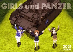 Girls und Panzer Calendar 2021