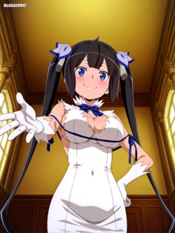 Blesseddo - 🤍Hestia x Freya (Danmachi)🖤 (Patreon) [AI Generated]