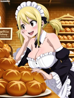 Blesseddo - 💛Plump Lucy (Fairy Tail)💛 (Patreon) [AI Generated]