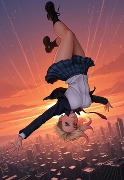 NEW YORK FALL POV – GWEN PLEATED SKIRT [AI Generated]