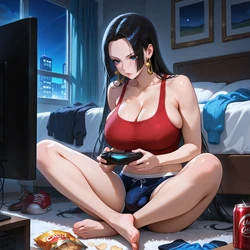 Boa Hancock Banana Bouncer (Patreon) [AI Generated]