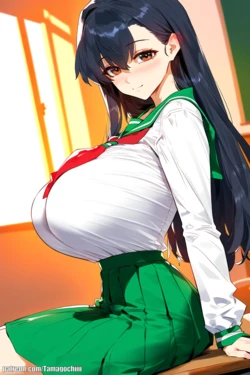 [Tamagochiiii] Kagome's School Project (AI Generated)