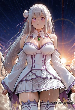 Style: Mark Gavatino #1(Re:Zero Girls) [AI Generated]