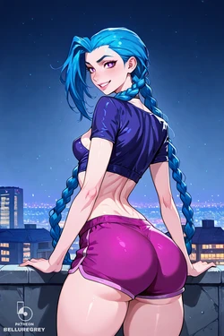 [Patreon]Jinx(Arcane)NSFW - BellureGrey [AI Generated]
