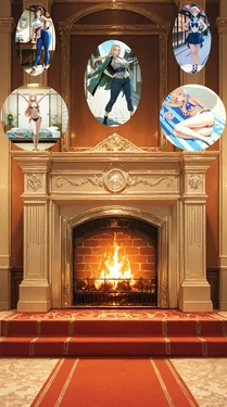 The old wizard spends his nights in front of the fireplace  (AI Generated)