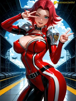 [Anilvl] Kouzuki Kallen - Code Geass [AI Generated]