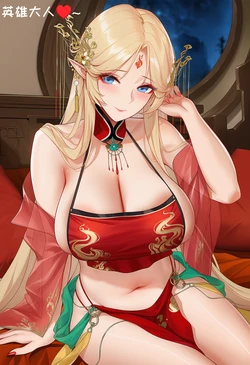 [AI小松鸟]月圆之下的闺恋❤️与布雷斯特老婆共爱的爱夜情房❤️[Ai Generated]
