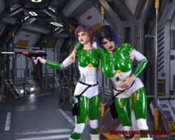 [RandalT.3DArt] Gunfight Girls