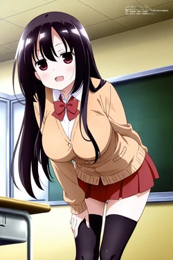 minakaze - 【Saki】Kuro Matsumi: School Uniform [AI Generated]