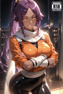 Chwan Art - Yoruichi Shihoin - Bleach AI GENERATED