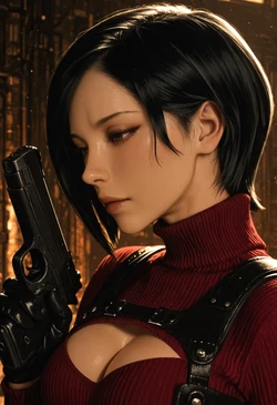 Ada Wong Spotlight [AI Generated]