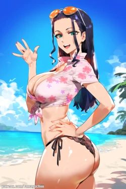 [Tamagochiiii] Nico Robin Holidays (AI Generated)