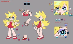 NEW Panty & Stocking with Garterbelt color guide sheets