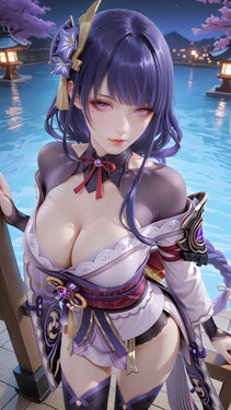 Hajily - Raiden Shogun (Genshin Impact) AI Generated