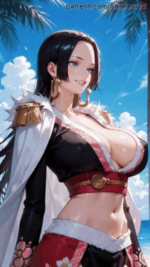 [ANIMMORTAL - ANIMATED - 动画 ] One Piece - Boa handcock - Animation set [AI Generated]