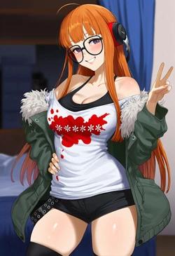 [ginto_AI] Futaba Sakura (Persona) 163P (Patreon) [AI Generated]