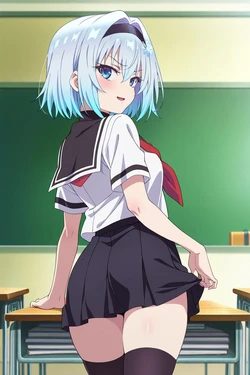 minakaze - 【The Ryuo’s Work is Never Done!】Ginko Sora: Sailor Uniform [AI Generated]