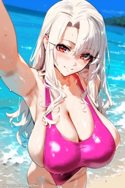[Tamagochiiii] Illyasviel Beach Love Story (AI Generated)