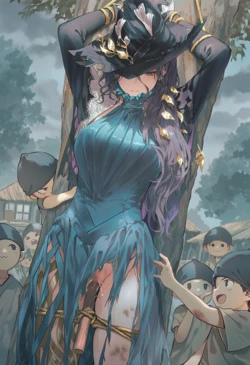 AI [重返未来1999] LFinger 【拘束向短篇】笃笃骨-南村群童欺我老无力 [AI Generated]