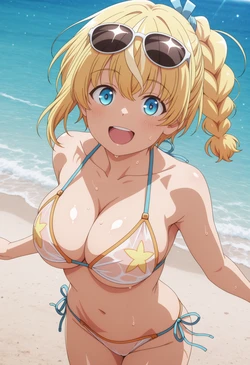 peko_illust - Lammis in a Swimsuit (Patreon) [AI Generated]
