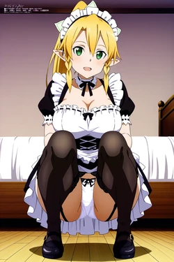 [minakaze] Leafa : Maid (Sword Art Online) [AI Generated]