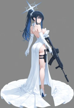 Uncle AI Illustration - saori (BlueArchive) wet wet sex💗 (Patreon) [AI Generated]