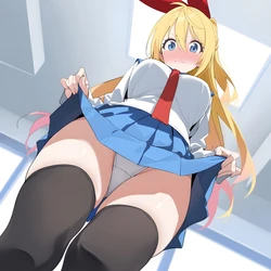(Bluebird) Chitoge Kirisaki classroom [AI Generated]