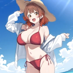 [BlueBird] hanami ume(bikini) [AI Generated]
