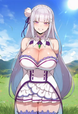 [Livefrog] Emilia from Re:Zero x BBC (AI Generated)