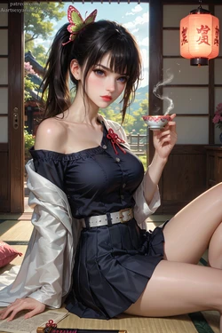 [Patreon] [AiASAG] [4K] 🦋Kanao Tsuyuri 🌸 - Preview [AI Generated]