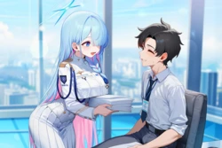 Rin_String - Arona / General Student Council President NTR (211 pics) (Arona Fullsets) (Patreon) [AI Generated]