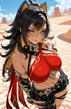 [Miyu] Dehya: Desert Inferno [Ai Generated]