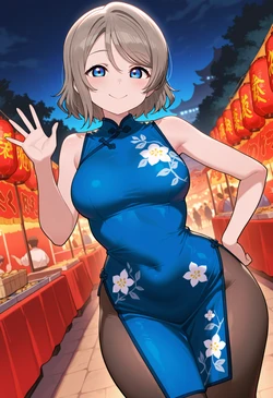 [AI-Generated] (Patreon) [NankoAI] You Watanabe - 渡辺曜 China Dress (251p)