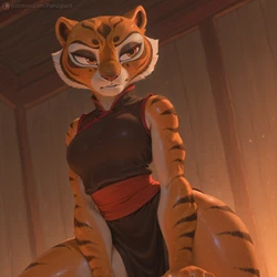 (Panzglard) Tigress' ''black friend'' [AI Generated]